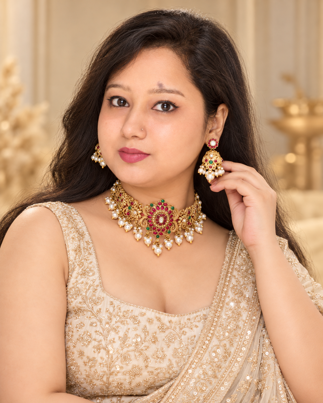 South Indian necklace