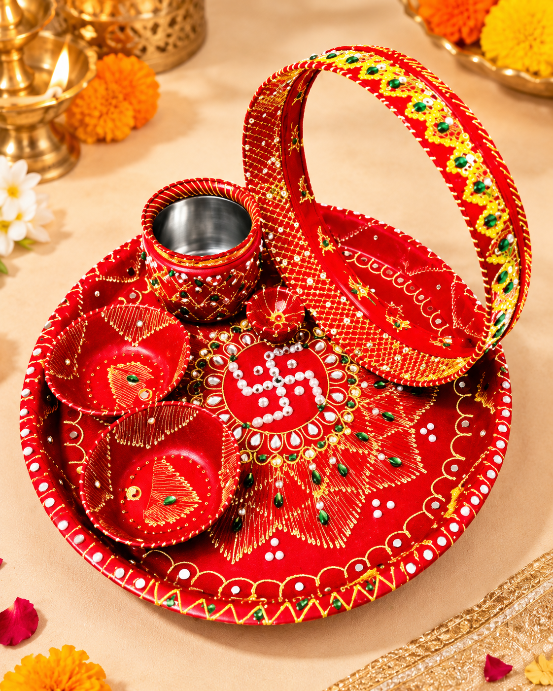 Karwa Chauth Premium Pooja Thali