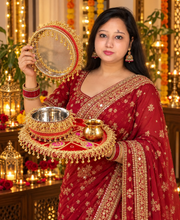 Premium Karwa Chouth Pooja Thali