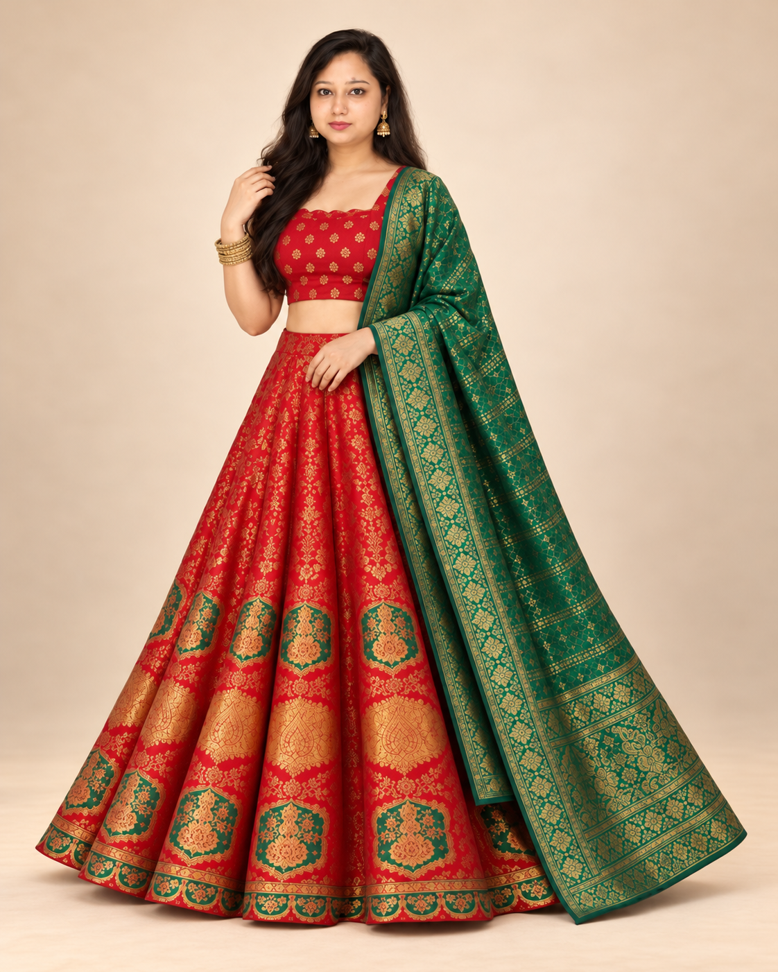 Red lahnga