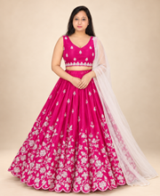 Premium Pink lahnga