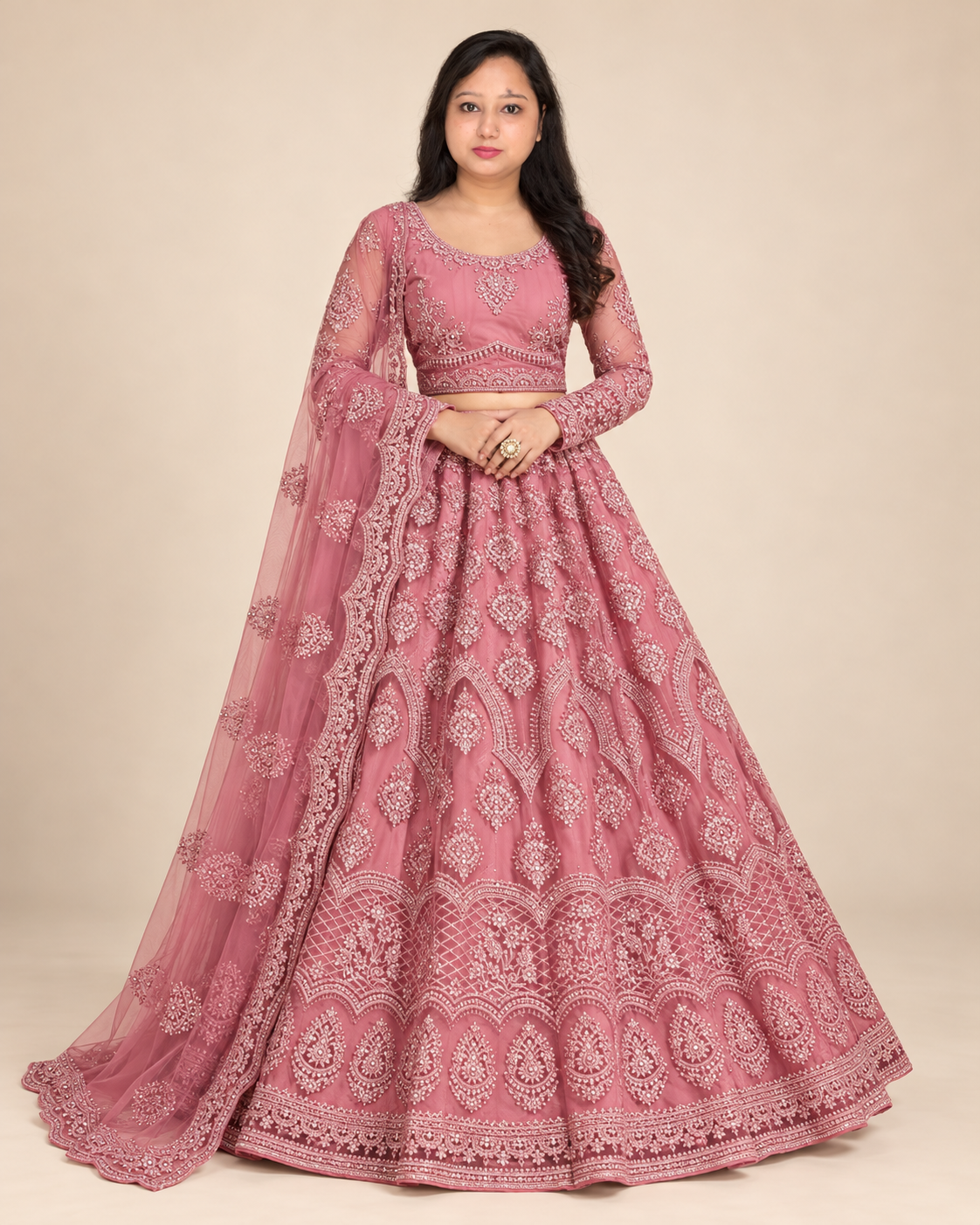 Baby Pink lahnga