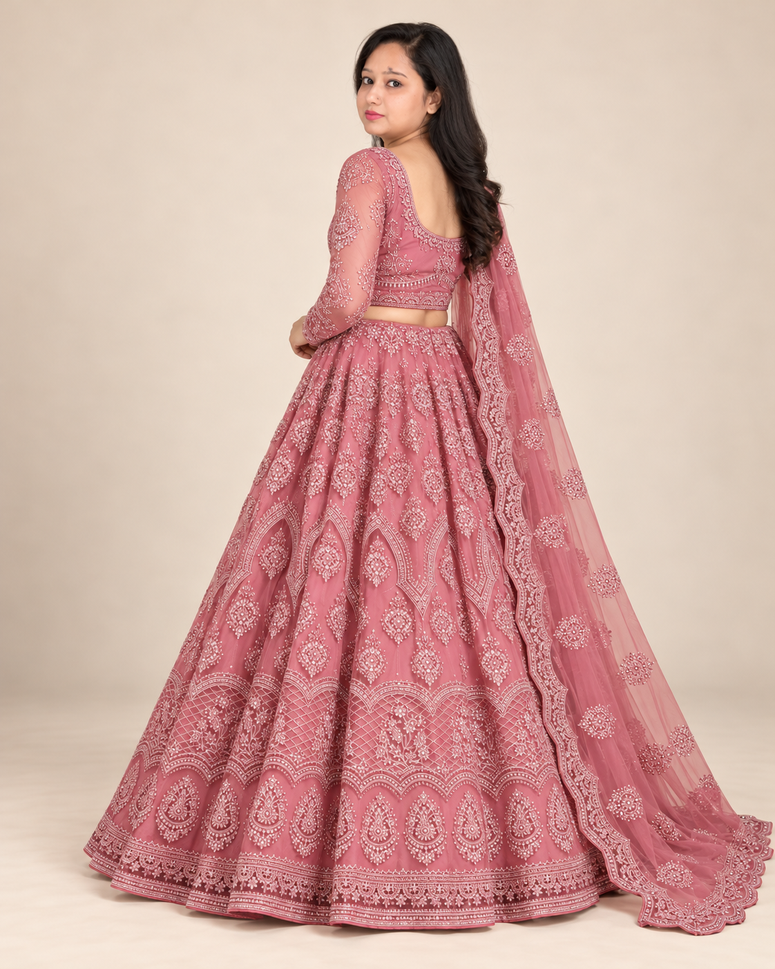 Baby Pink lahnga