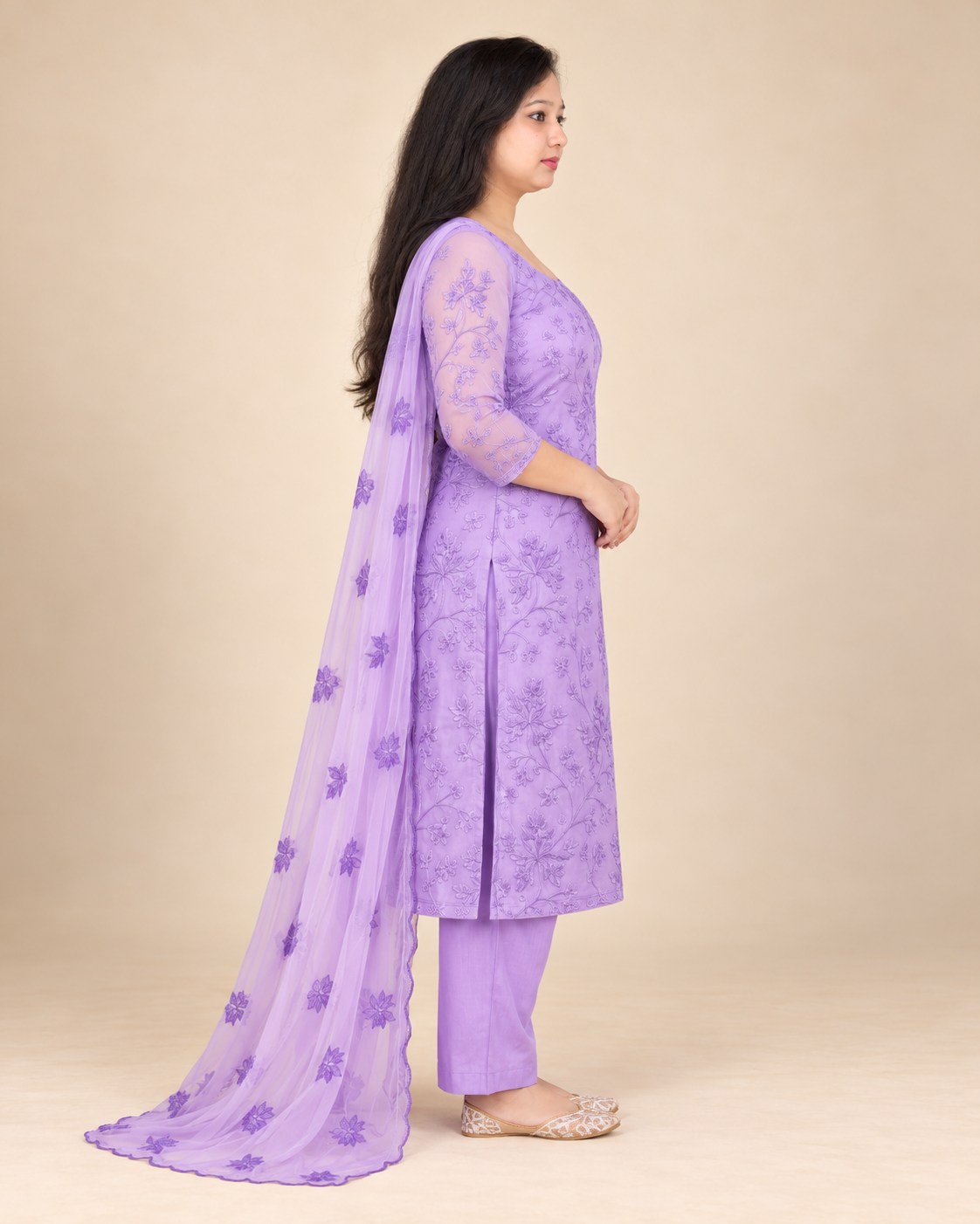 Purple suit