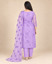 Purple suit