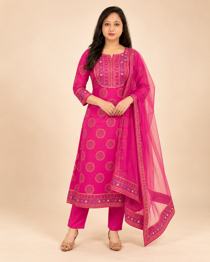Queen Pink suit