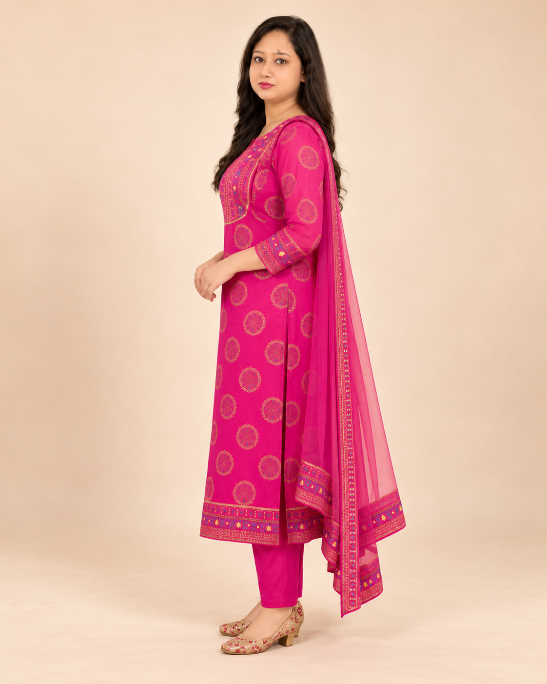 Queen Pink suit