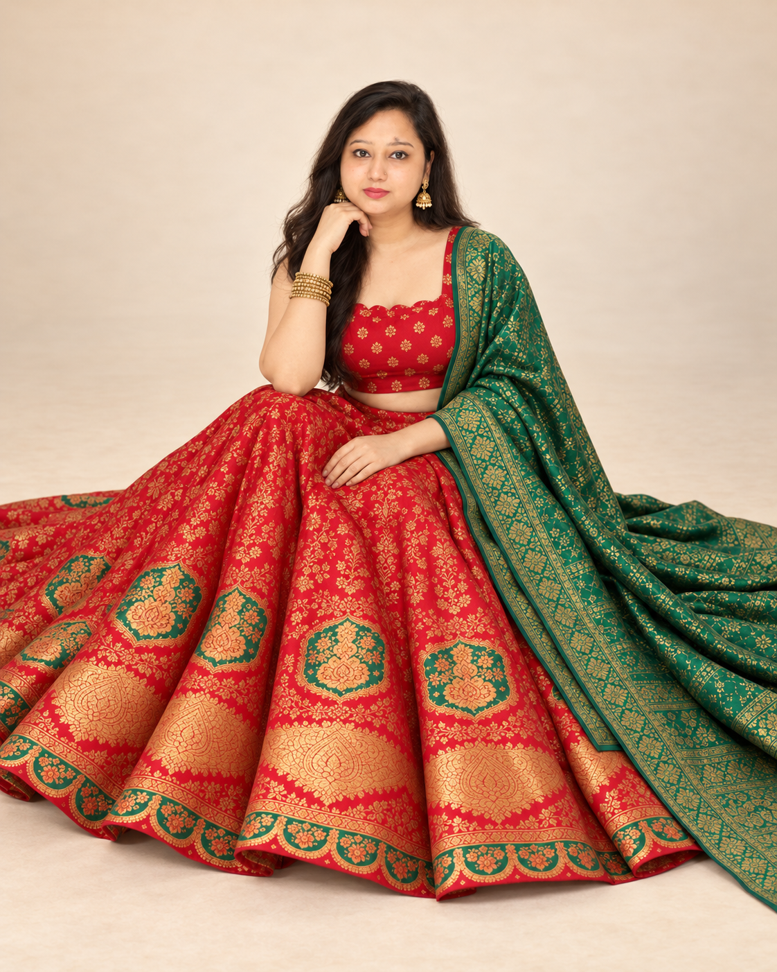 Red lahnga