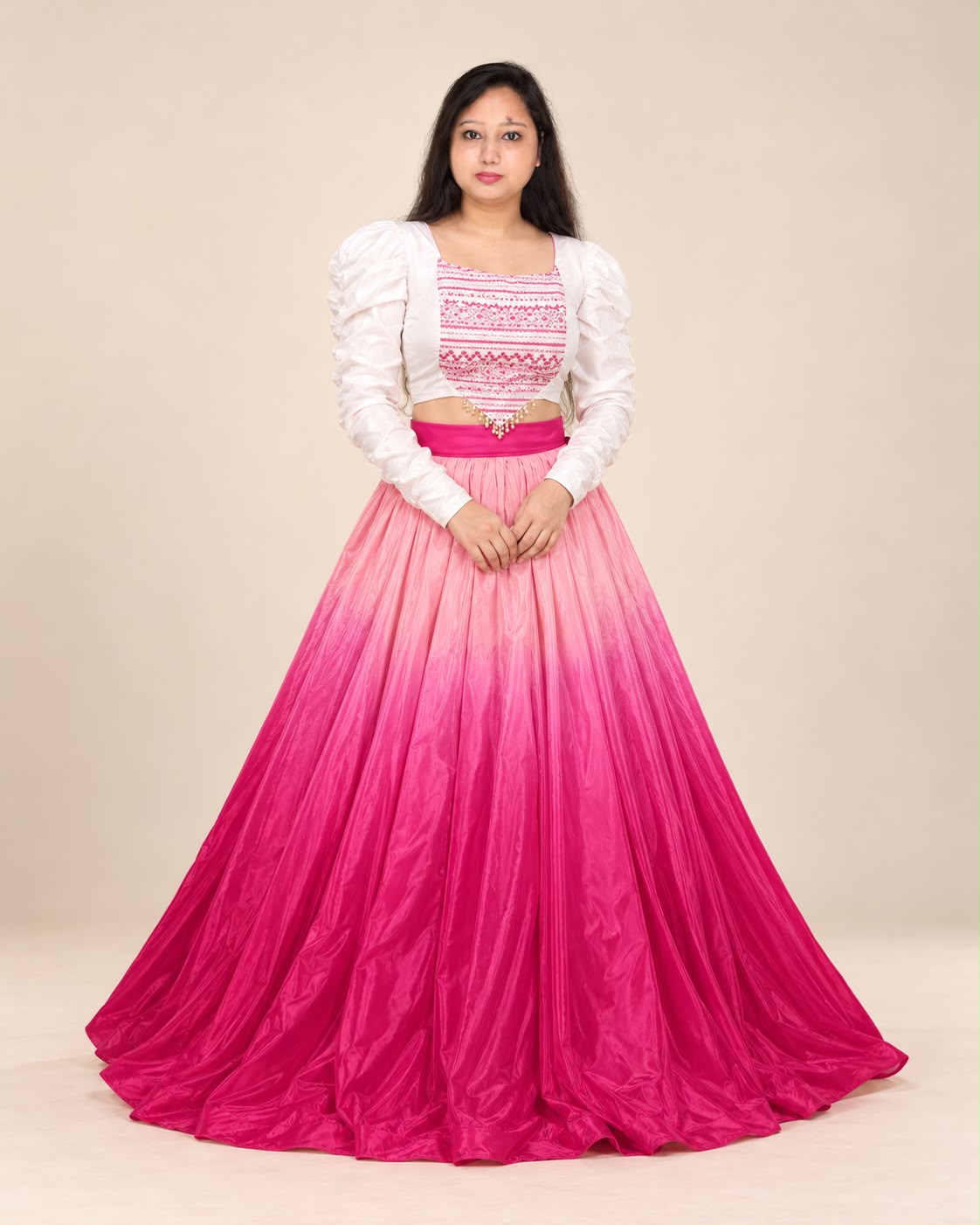Rose Pink lahnga