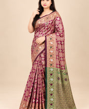 Maroon Saree