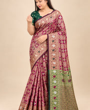 Maroon Saree