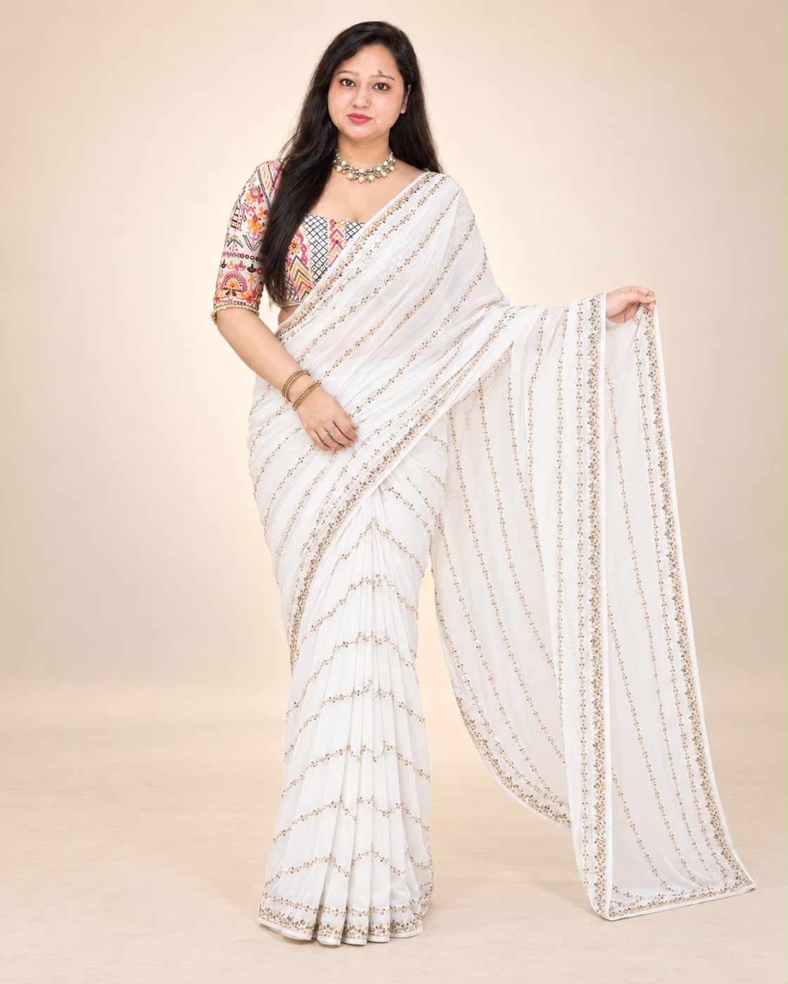 White saree