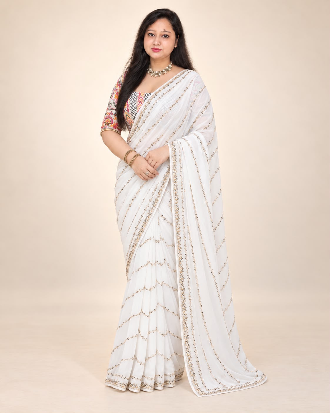 White saree