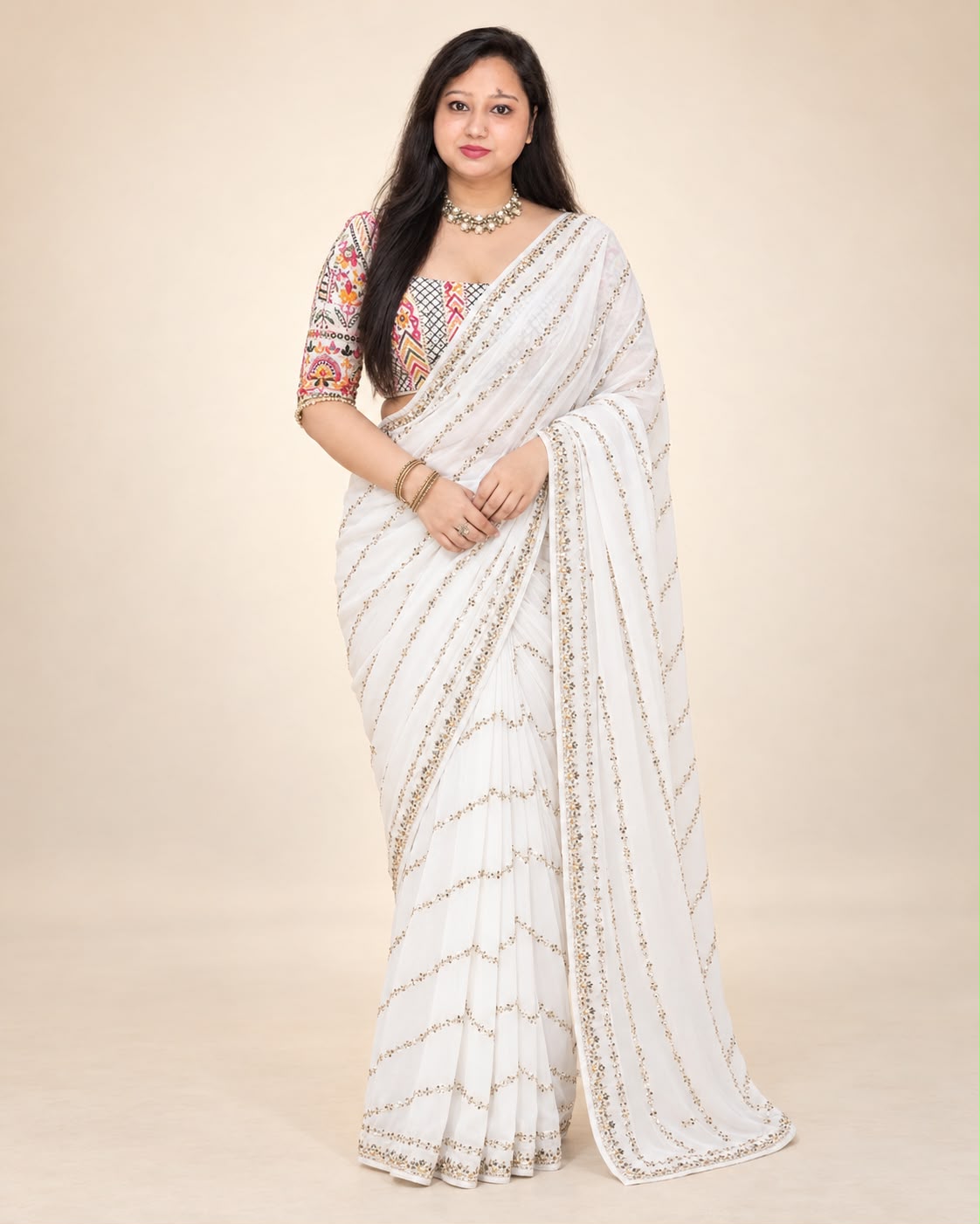 White saree