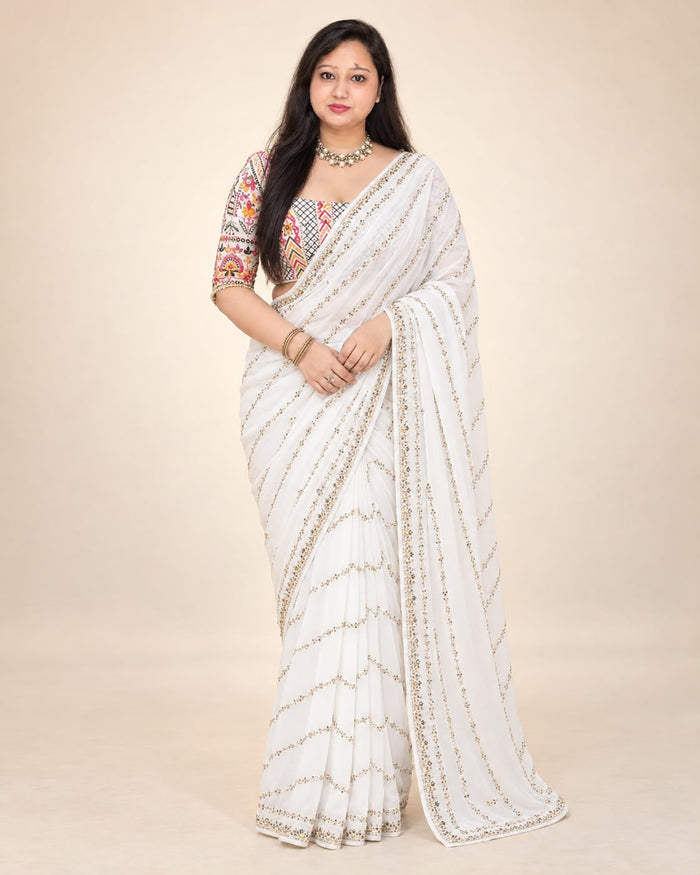 White saree