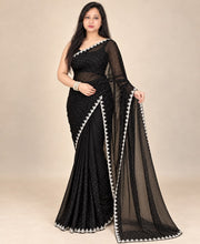 Black saree