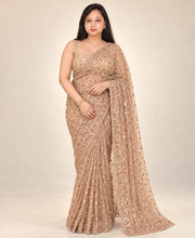 Golden saree