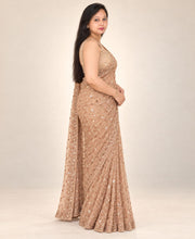 Golden saree