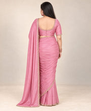 Navratri Pink saree