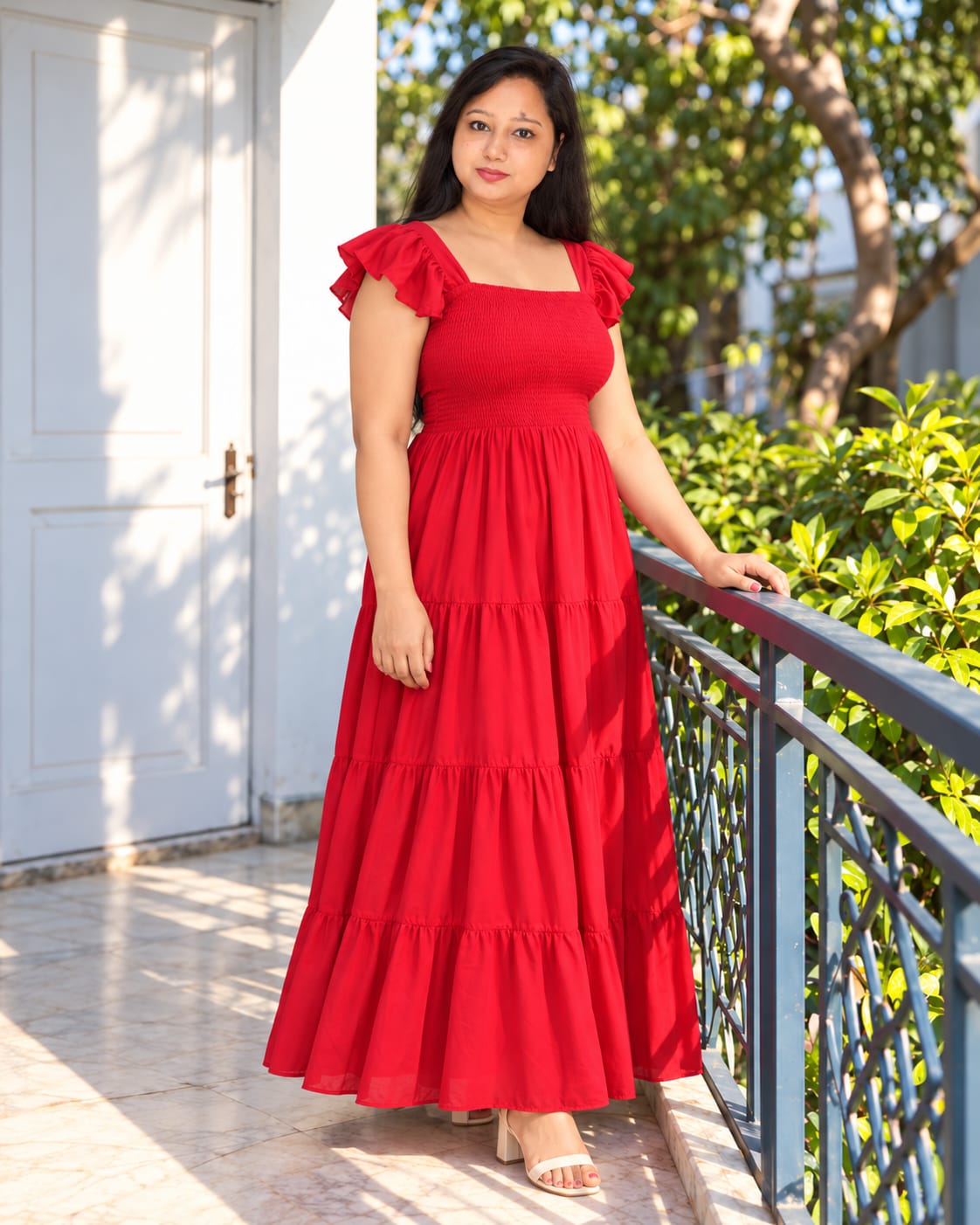 Red frocksuit