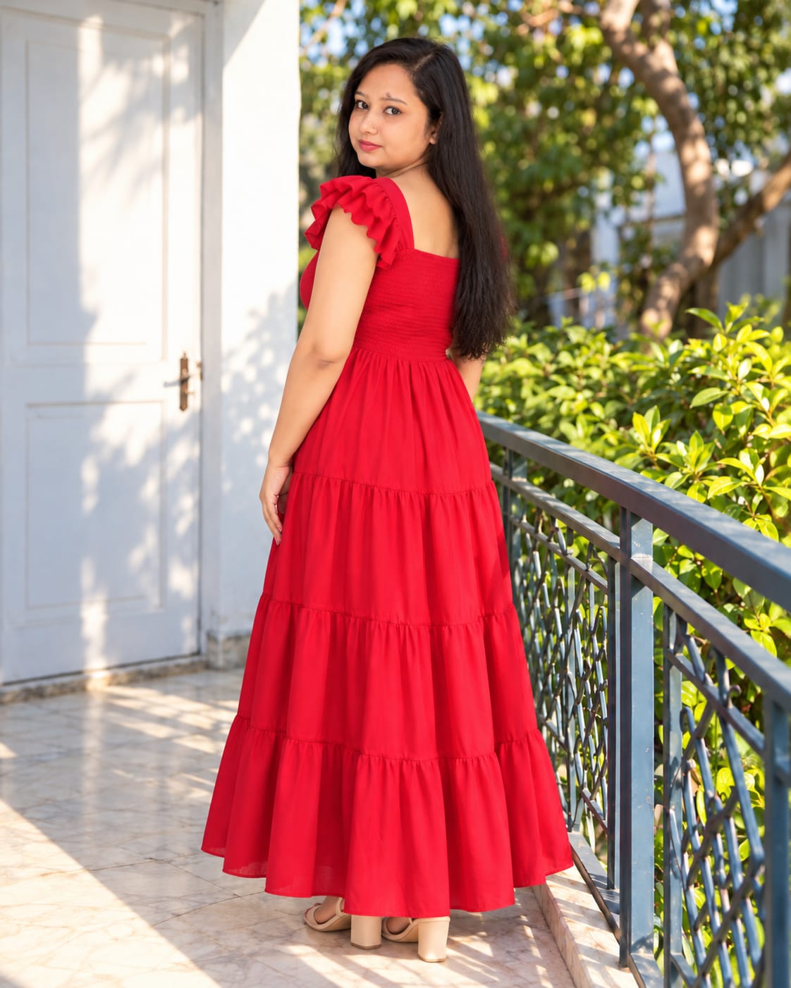 Red frocksuit