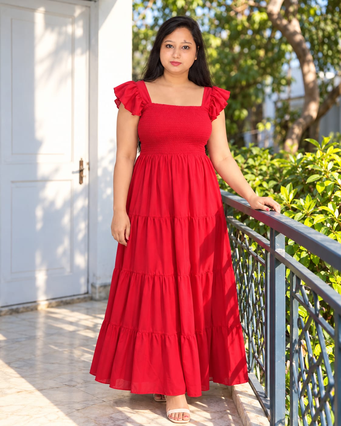 Red frocksuit