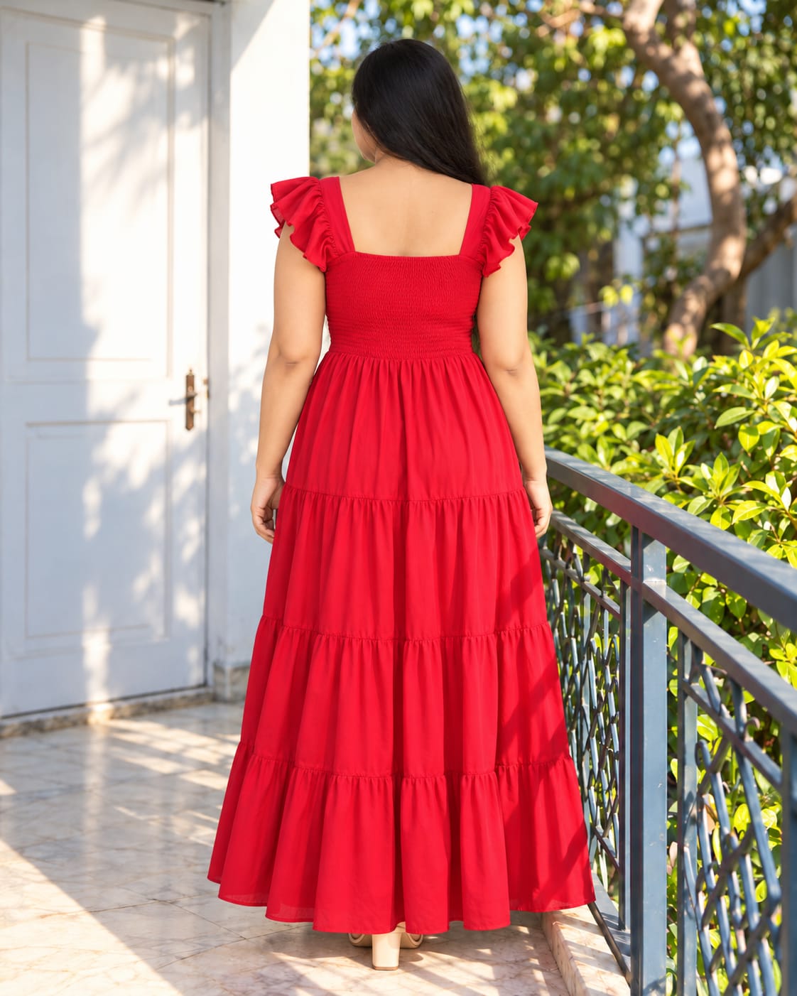 Red frocksuit