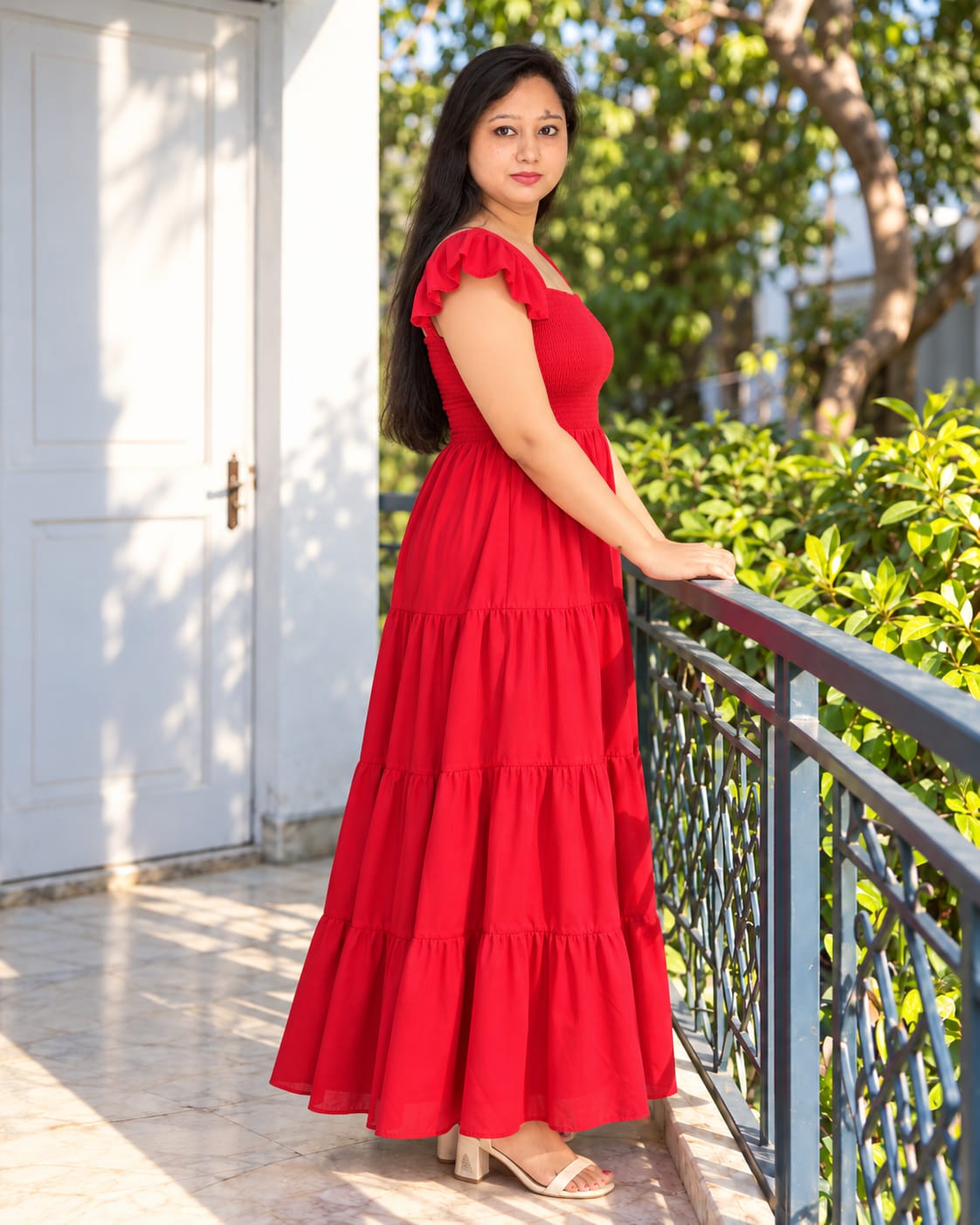 Red frocksuit
