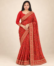Bandhani saree, Bandhej saree, Lehariya saree