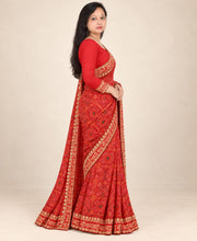 Bandhani saree, Bandhej saree, Lehariya saree