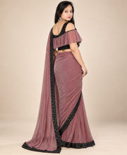 wine pink saree sale