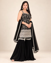 Kurti Sharara And Dupata Set