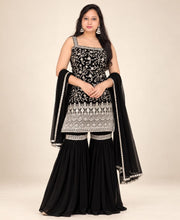 Kurti Sharara And Dupata Set