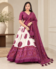 dark purple lahnga