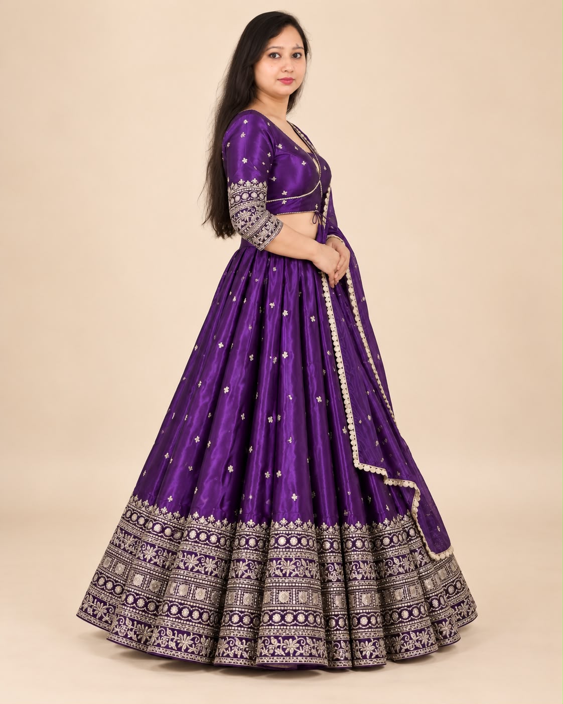 blue lahnga