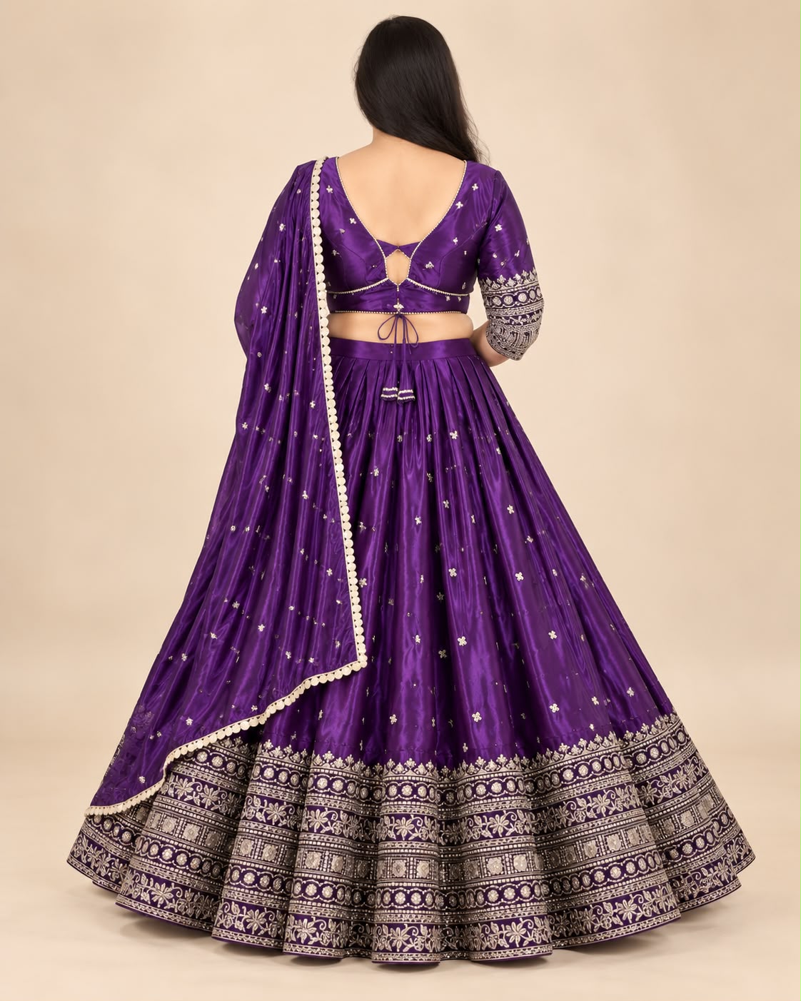 blue lahnga
