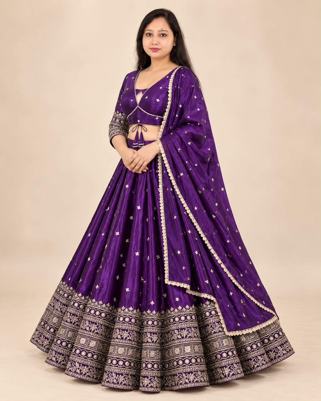 blue lahnga