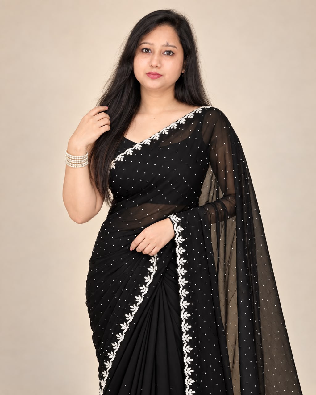 Black saree