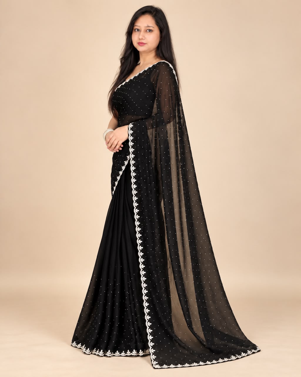 Black saree