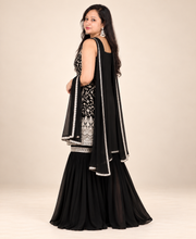 Kurti Sharara And Dupata Set